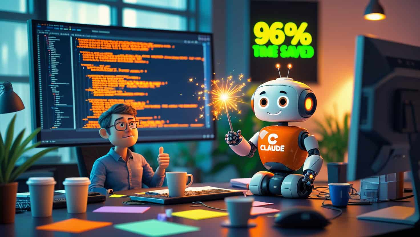 Roboter hilft beim Programmieren.