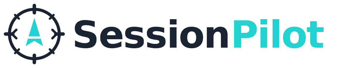 session pilot logo light